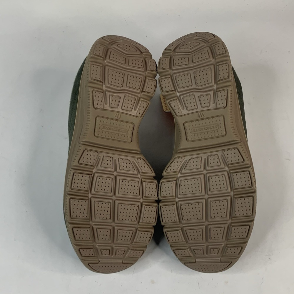 Skechers Easy Going Autumn Sweetheart Studded Suede Clogs 7.5W Olive - Picture 5 of 6